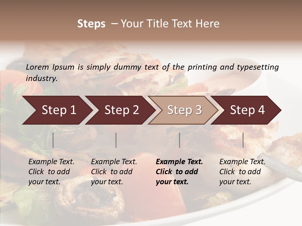 Dish Diet Freshness PowerPoint Template