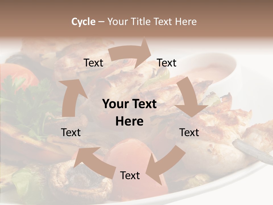 Dish Diet Freshness PowerPoint Template