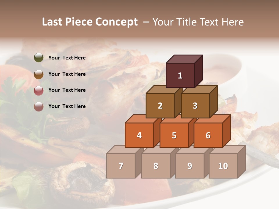 Dish Diet Freshness PowerPoint Template