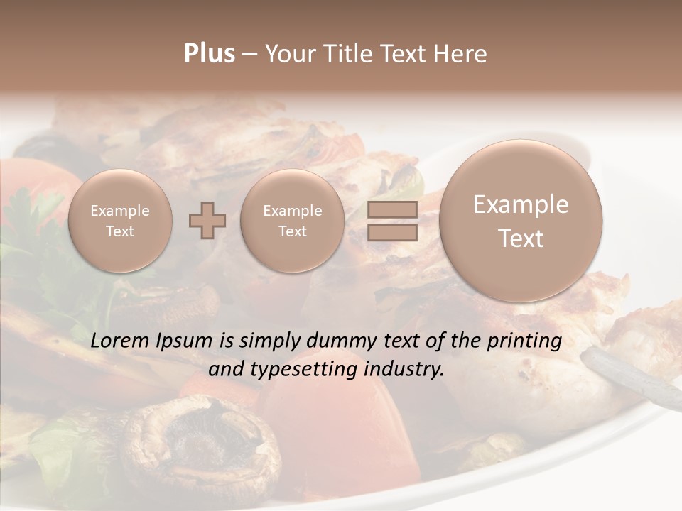 Dish Diet Freshness PowerPoint Template