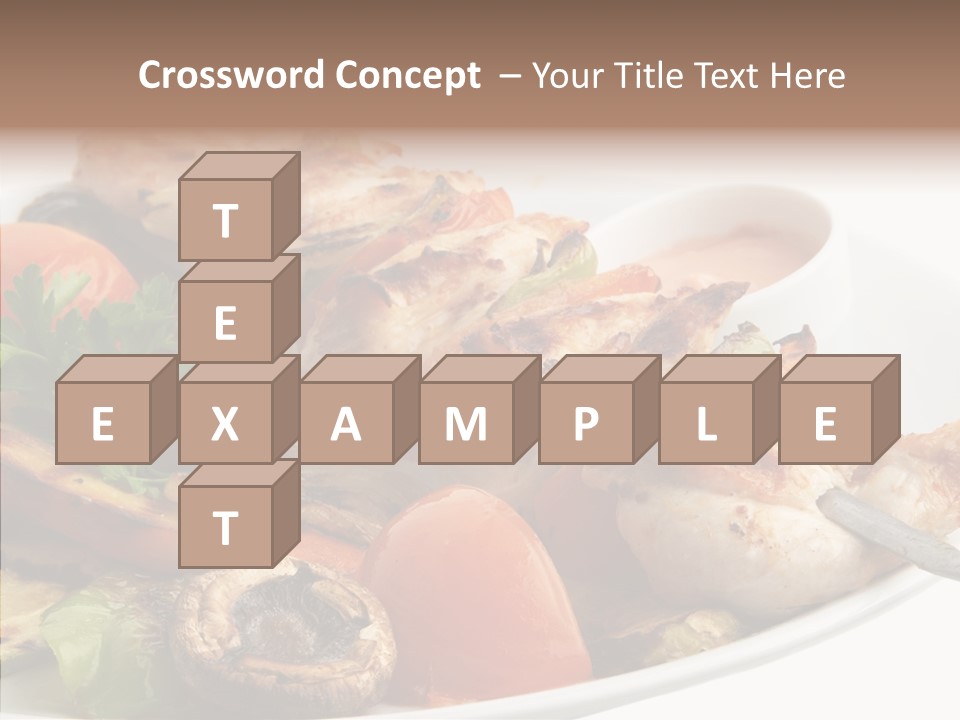 Dish Diet Freshness PowerPoint Template