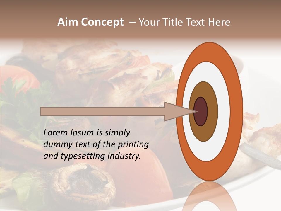 Dish Diet Freshness PowerPoint Template