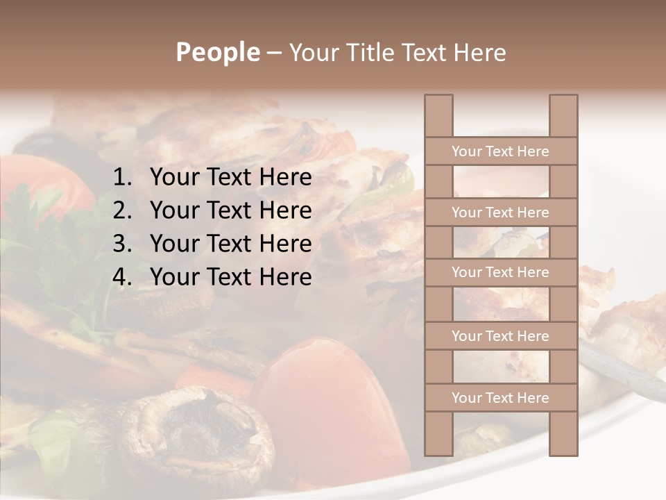 Dish Diet Freshness PowerPoint Template