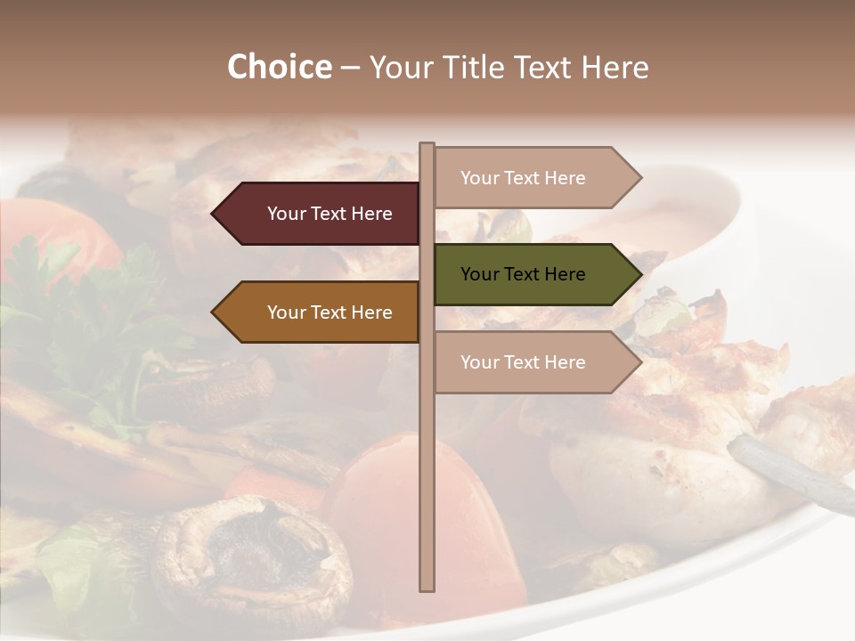 Dish Diet Freshness PowerPoint Template