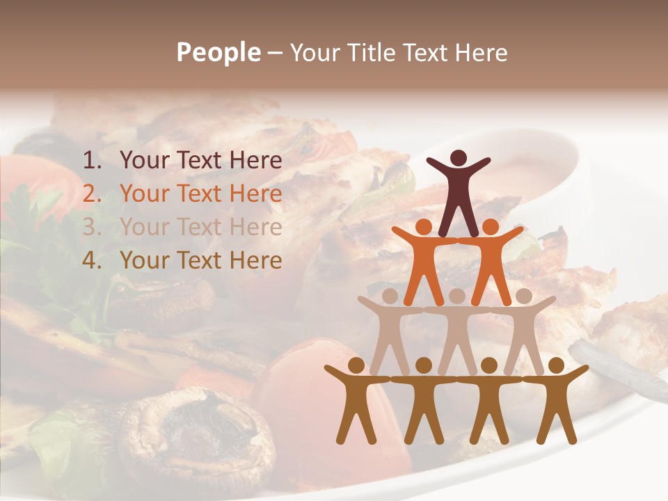 Dish Diet Freshness PowerPoint Template