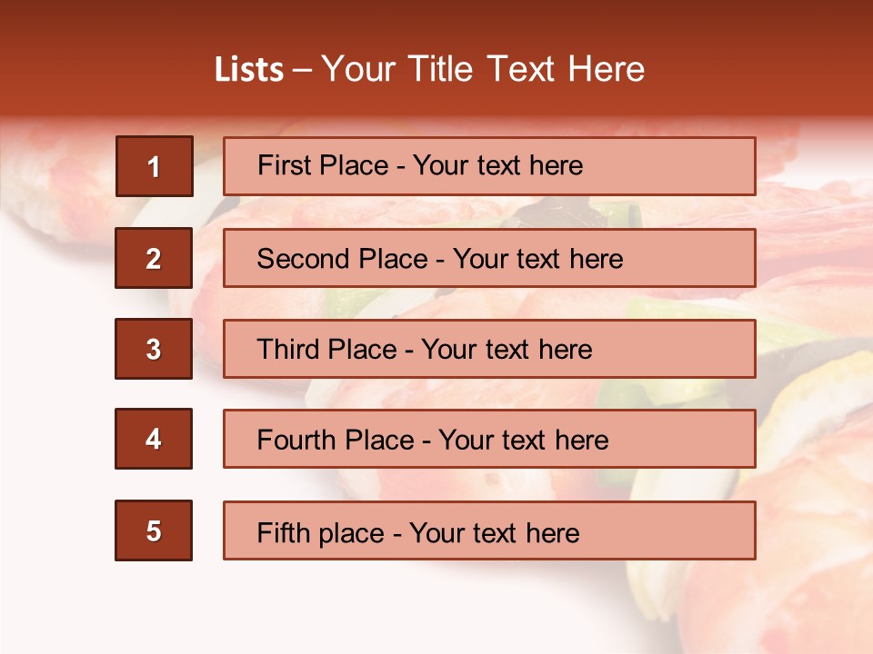 Refreshment Space Large PowerPoint Template