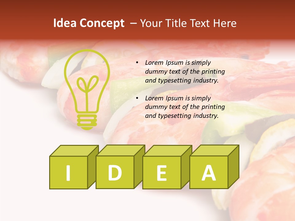 Refreshment Space Large PowerPoint Template