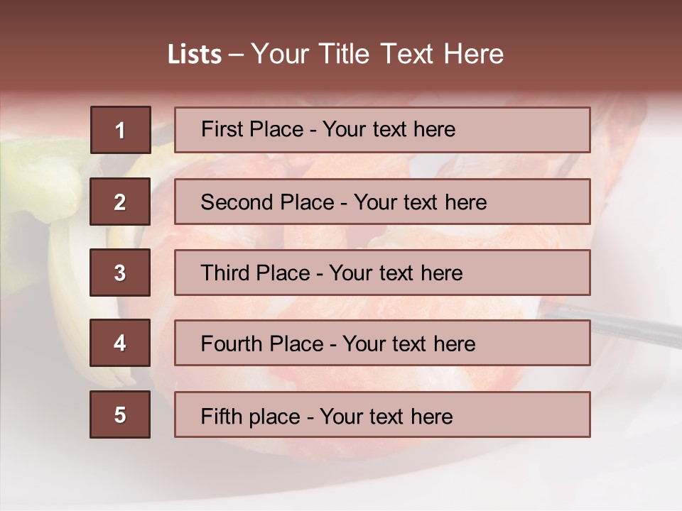 Lifestyle Sea Diet PowerPoint Template