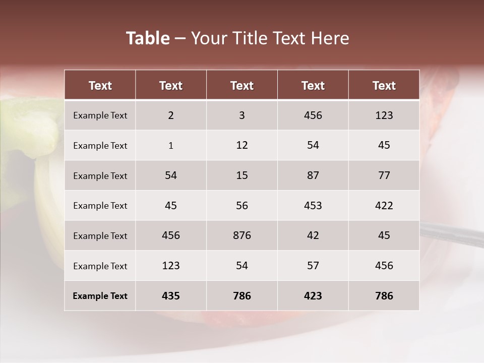 Lifestyle Sea Diet PowerPoint Template