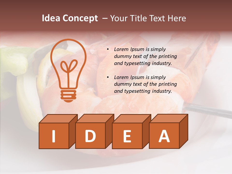 Lifestyle Sea Diet PowerPoint Template