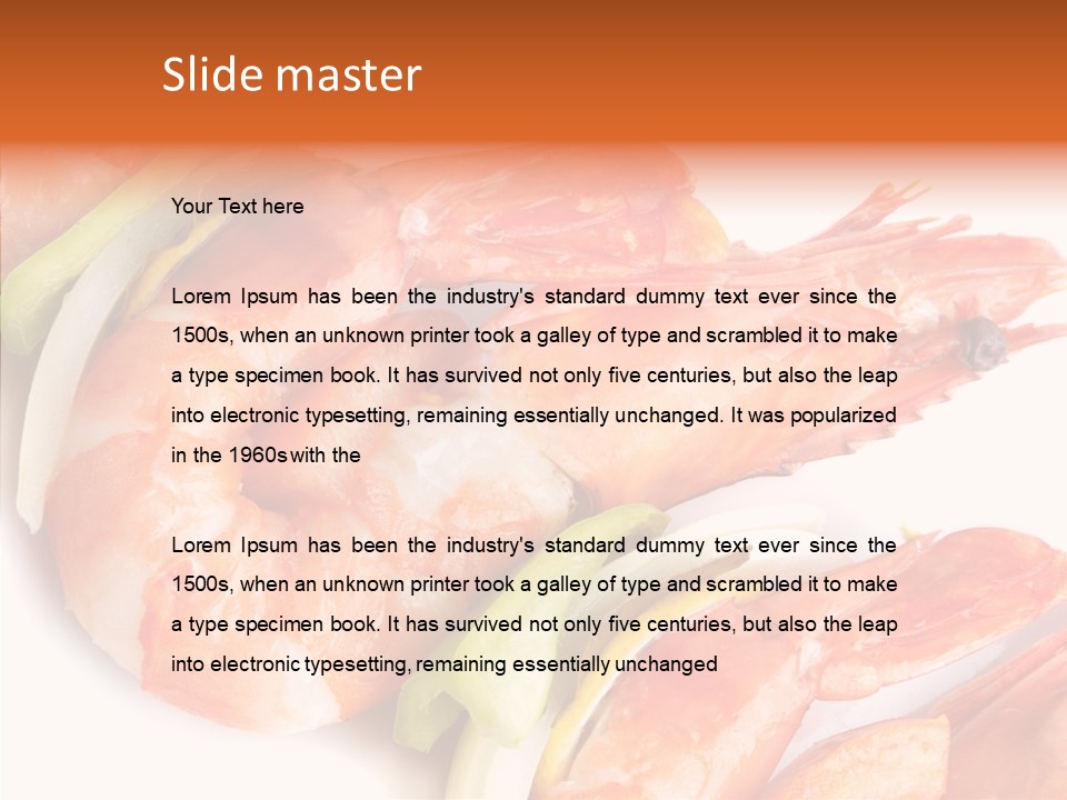 Kitchen Studio Sea PowerPoint Template