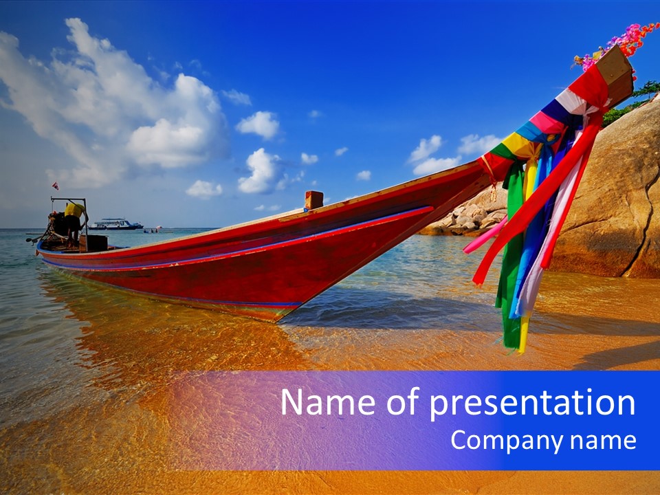 Summer Nautical Andaman PowerPoint Template