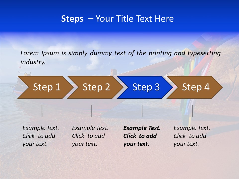 Summer Nautical Andaman PowerPoint Template