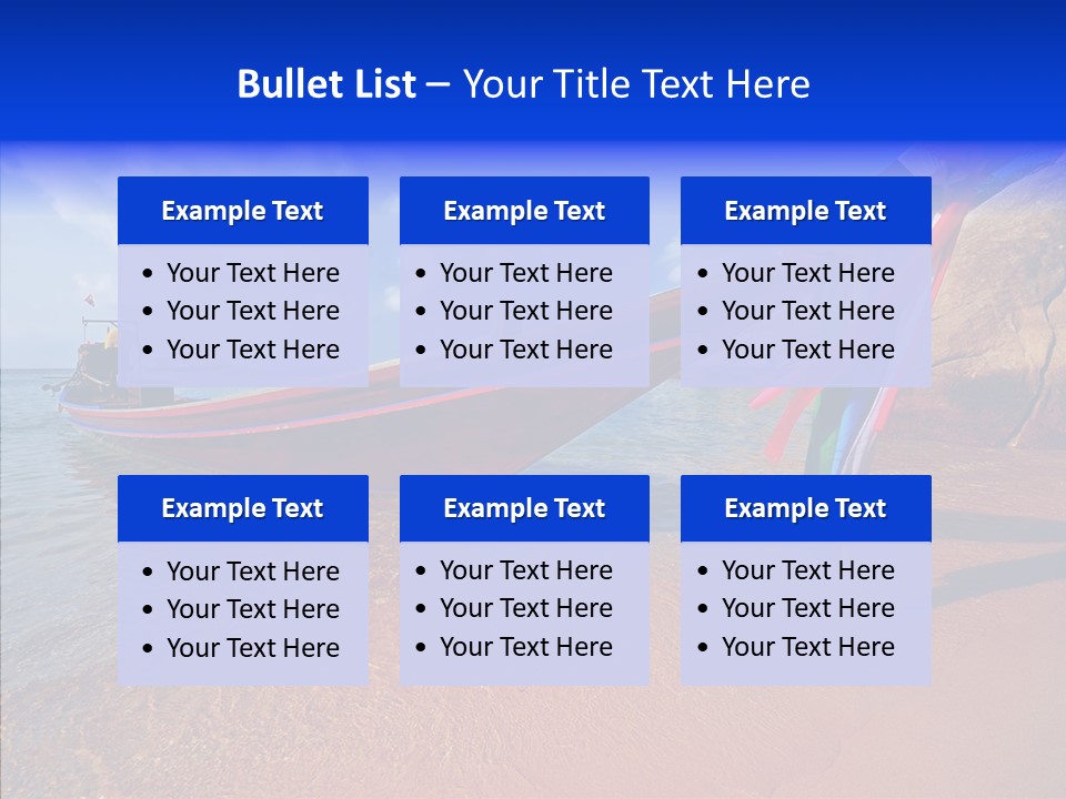 Summer Nautical Andaman PowerPoint Template