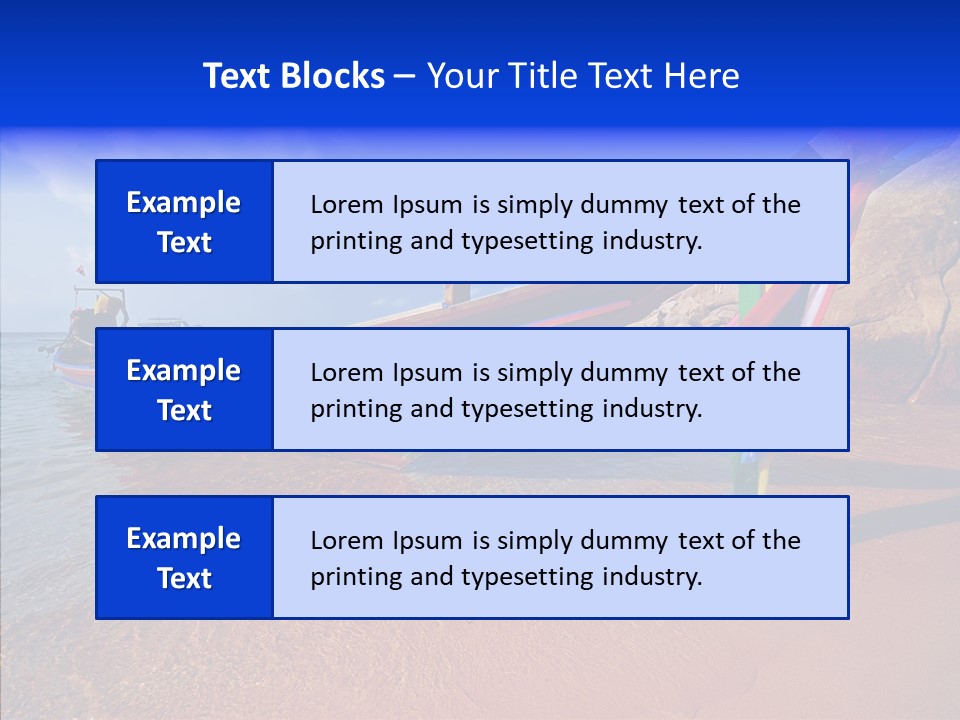 Summer Nautical Andaman PowerPoint Template