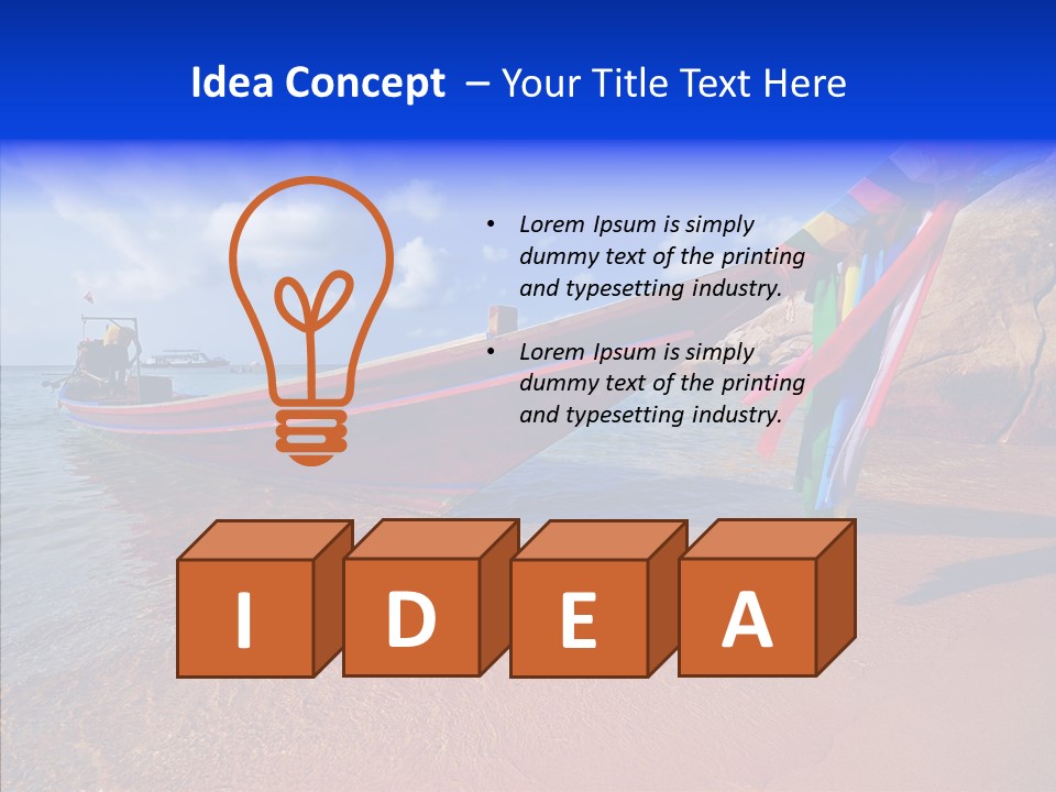 Summer Nautical Andaman PowerPoint Template