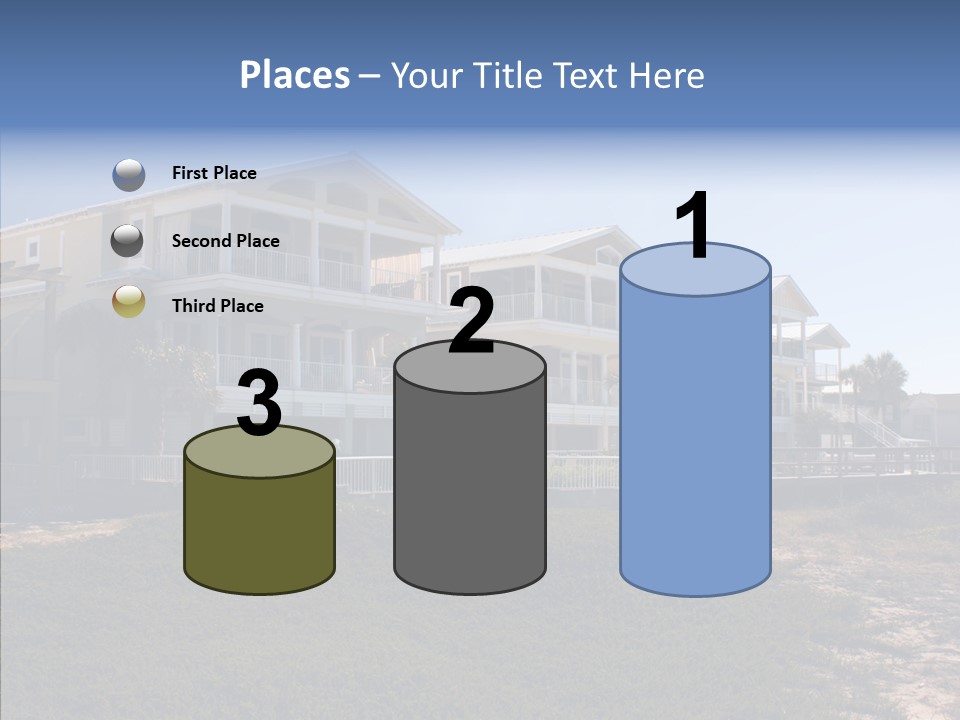 Tropical Sand Real Estate PowerPoint Template