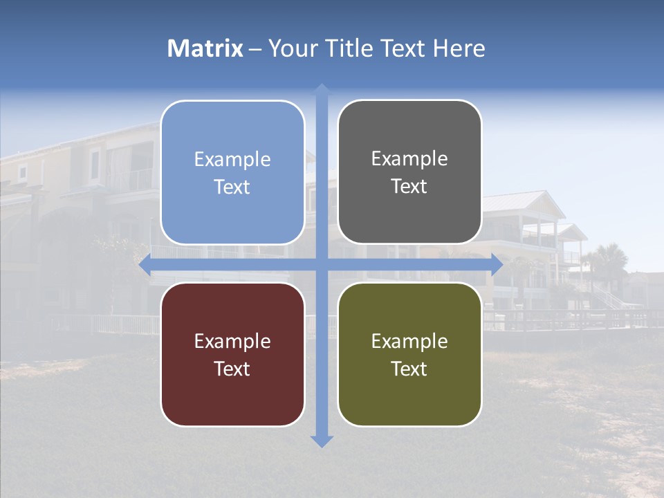 Tropical Sand Real Estate PowerPoint Template