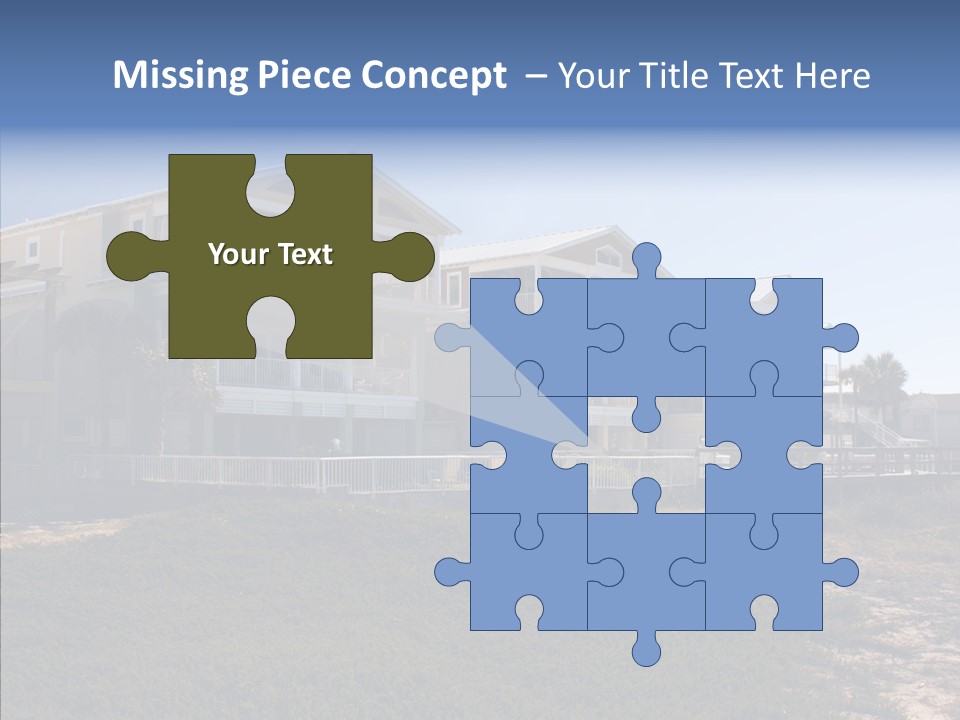 Tropical Sand Real Estate PowerPoint Template