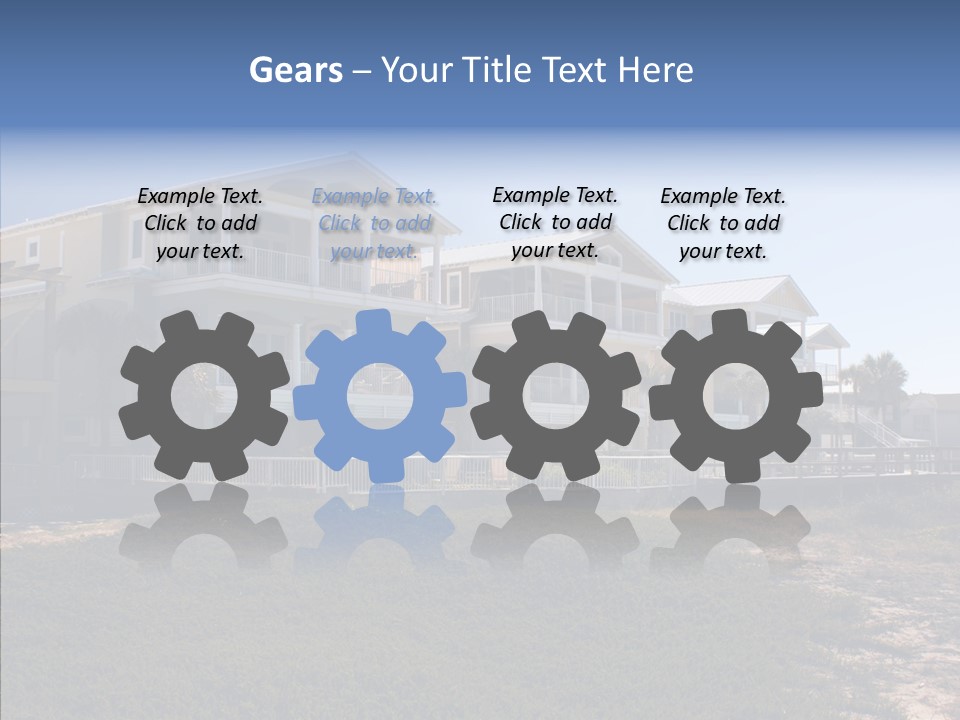 Tropical Sand Real Estate PowerPoint Template