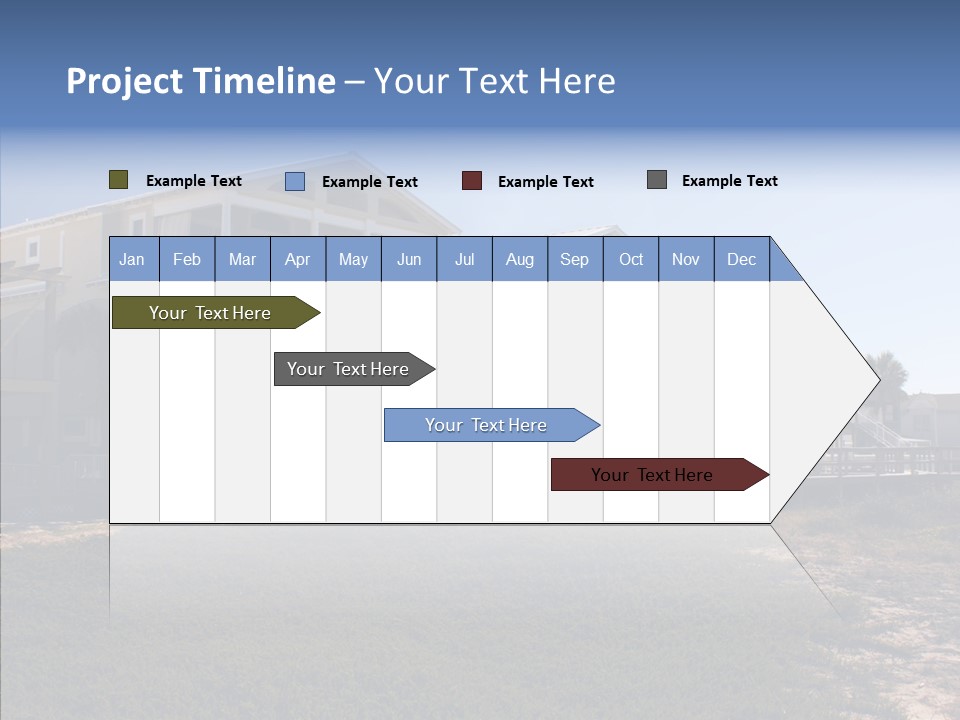 Tropical Sand Real Estate PowerPoint Template