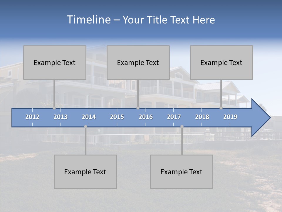 Tropical Sand Real Estate PowerPoint Template
