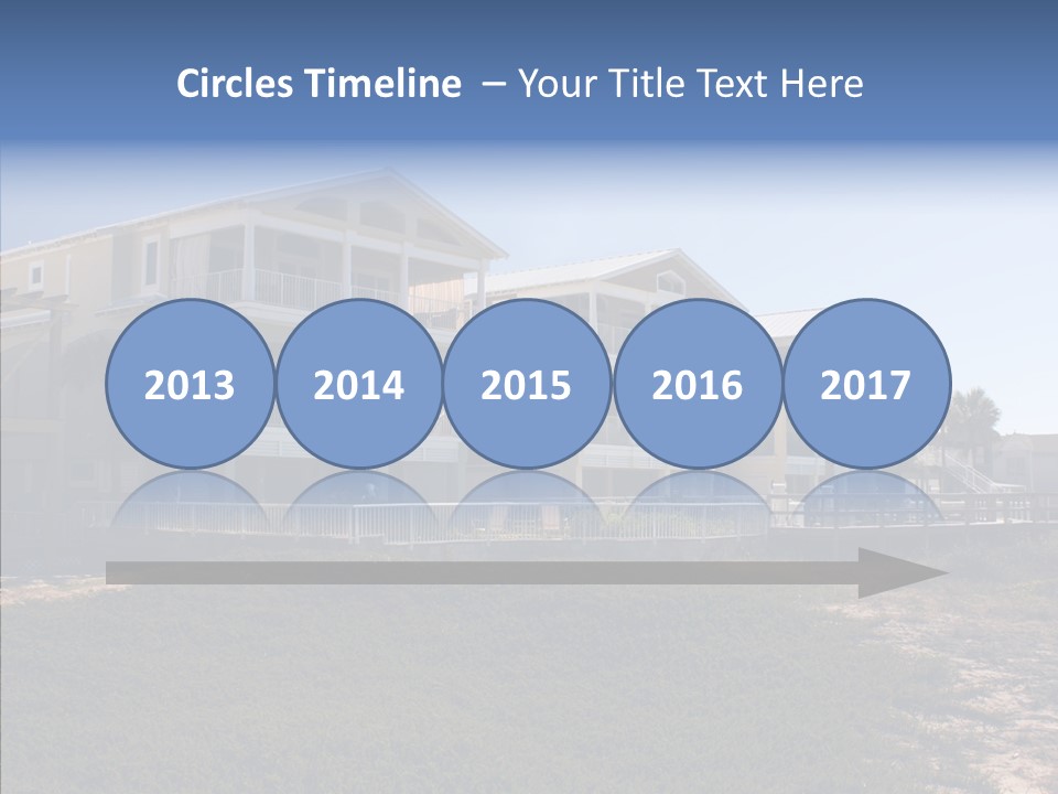 Tropical Sand Real Estate PowerPoint Template