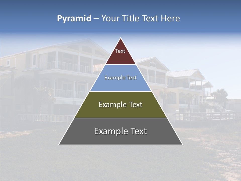 Tropical Sand Real Estate PowerPoint Template