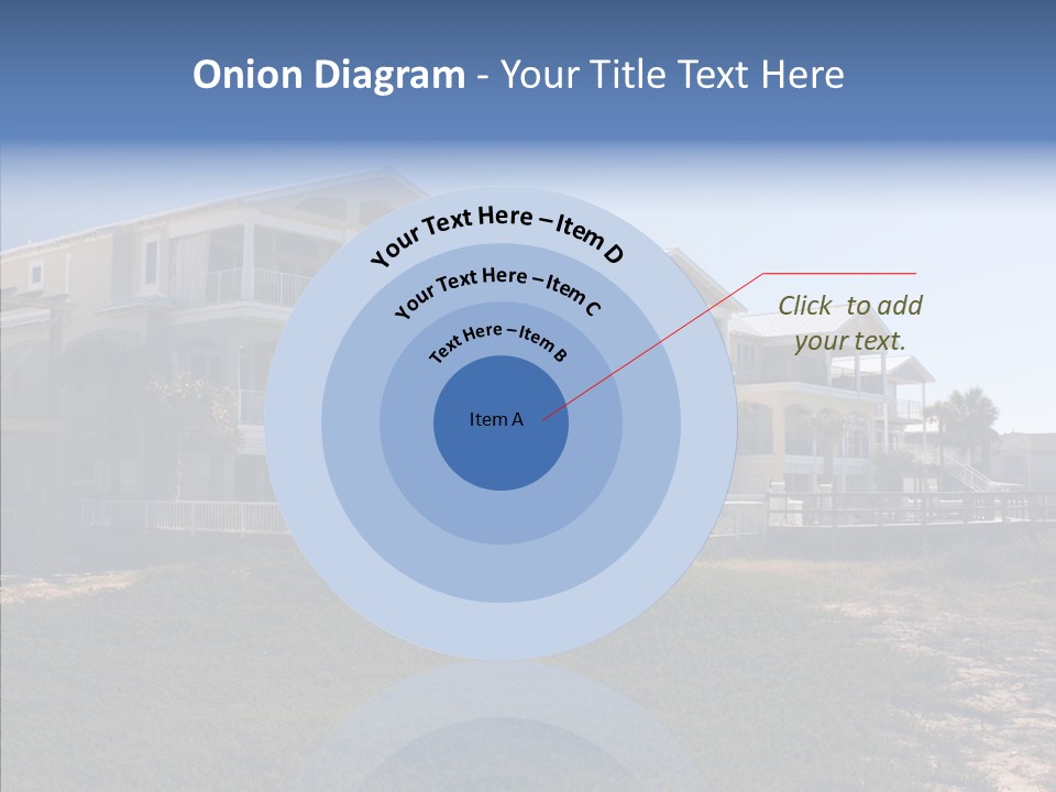 Tropical Sand Real Estate PowerPoint Template
