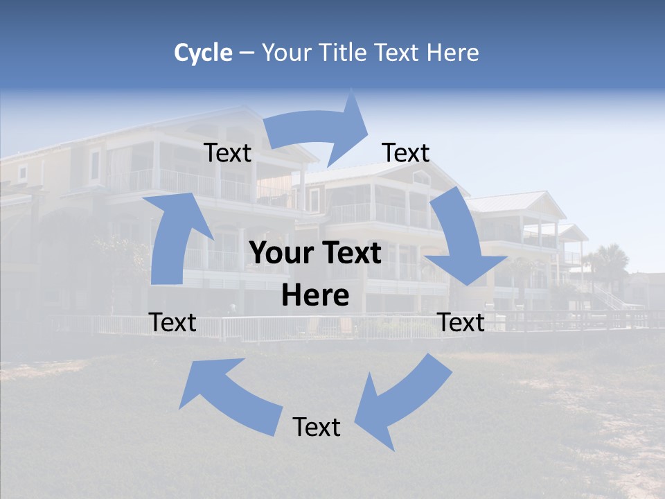 Tropical Sand Real Estate PowerPoint Template