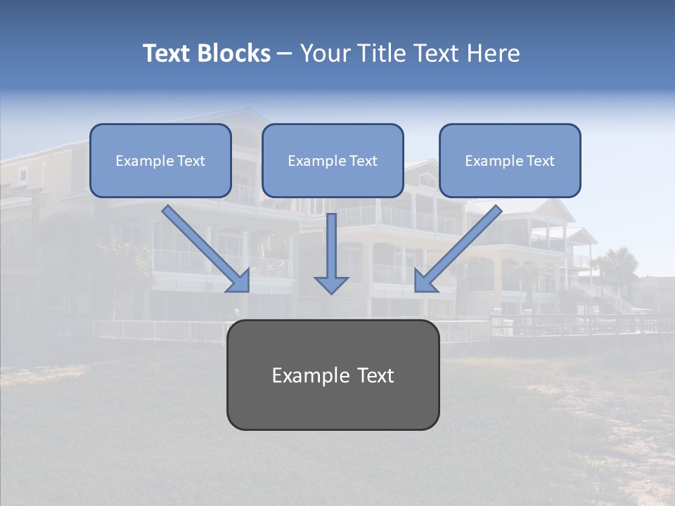 Tropical Sand Real Estate PowerPoint Template