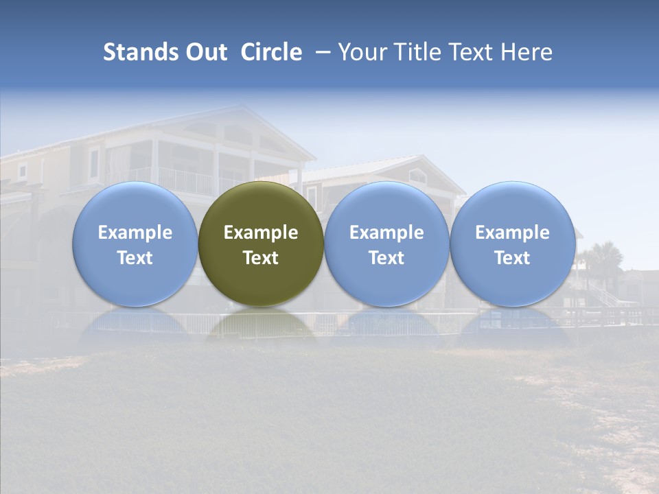 Tropical Sand Real Estate PowerPoint Template