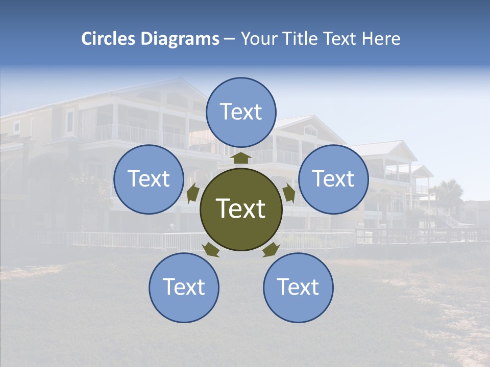 Tropical Sand Real Estate PowerPoint Template