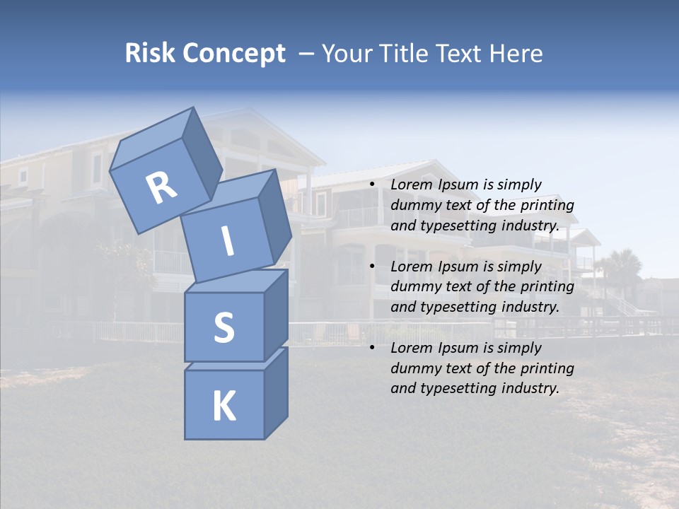 Tropical Sand Real Estate PowerPoint Template