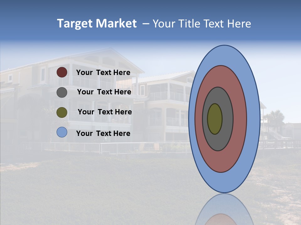 Tropical Sand Real Estate PowerPoint Template