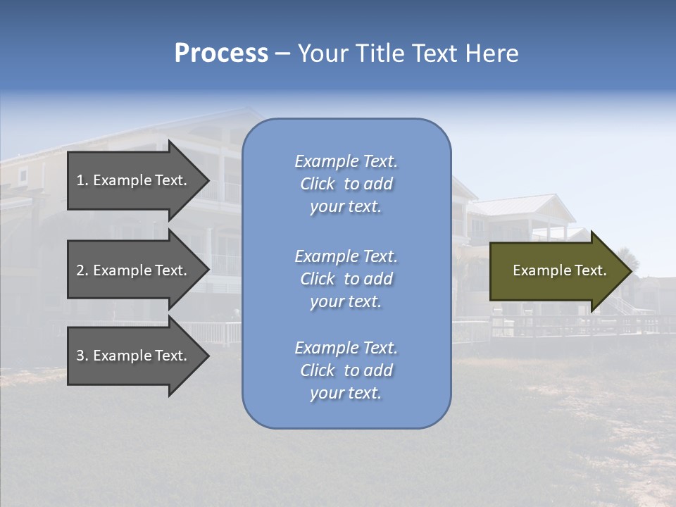 Tropical Sand Real Estate PowerPoint Template