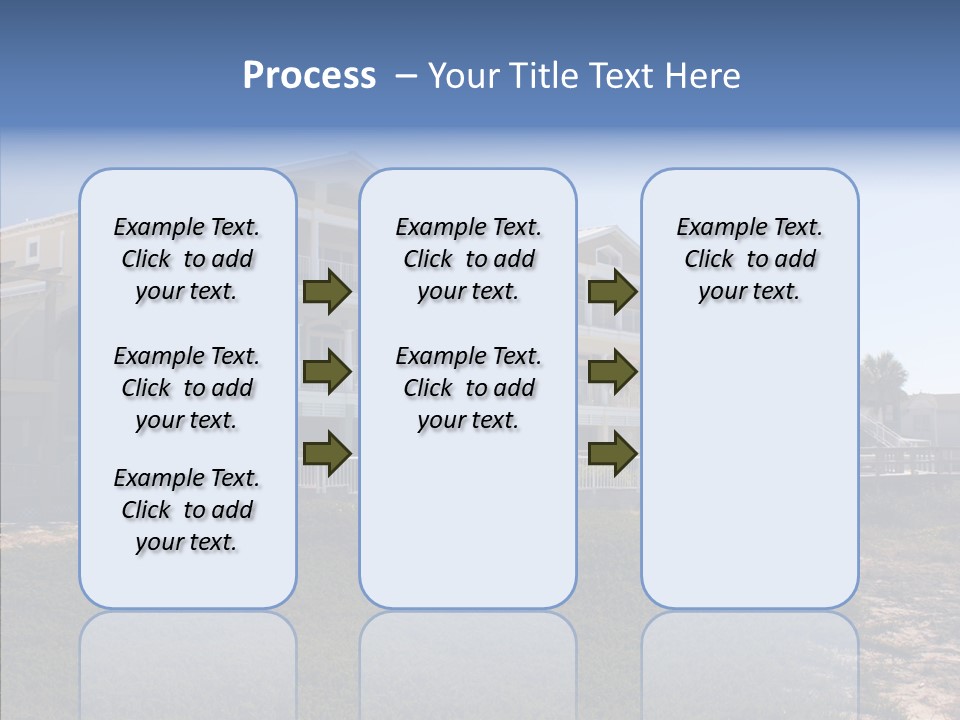 Tropical Sand Real Estate PowerPoint Template