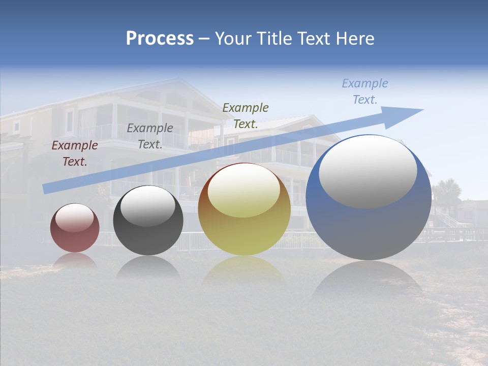 Tropical Sand Real Estate PowerPoint Template