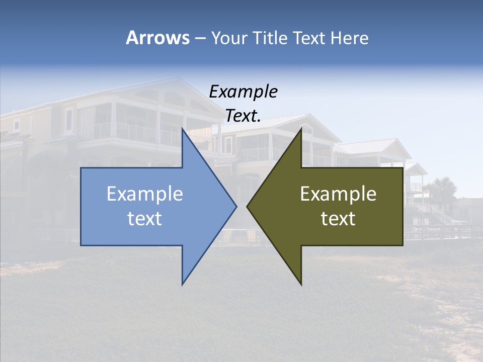 Tropical Sand Real Estate PowerPoint Template