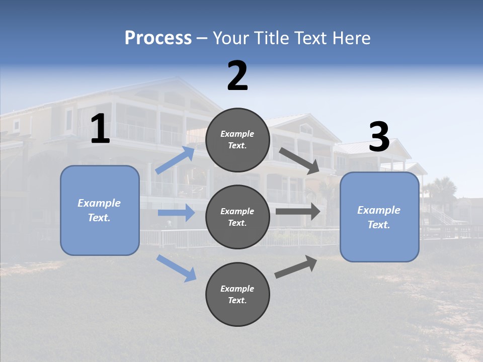 Tropical Sand Real Estate PowerPoint Template