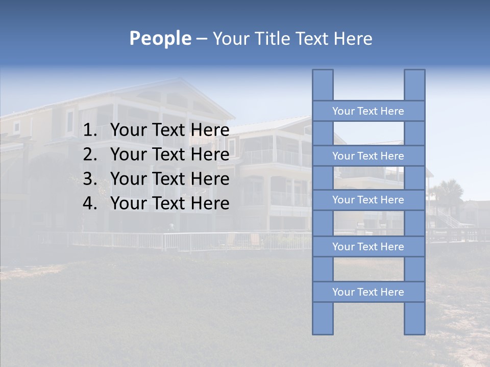 Tropical Sand Real Estate PowerPoint Template