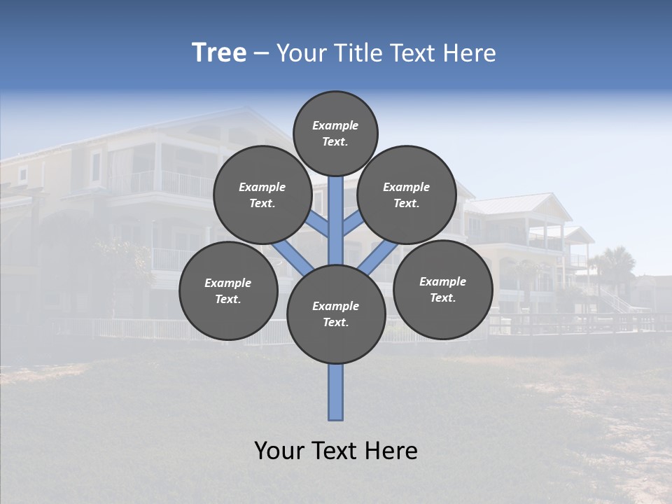 Tropical Sand Real Estate PowerPoint Template