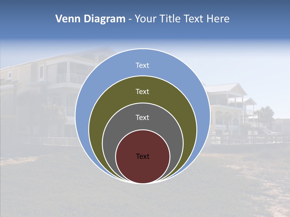 Tropical Sand Real Estate PowerPoint Template