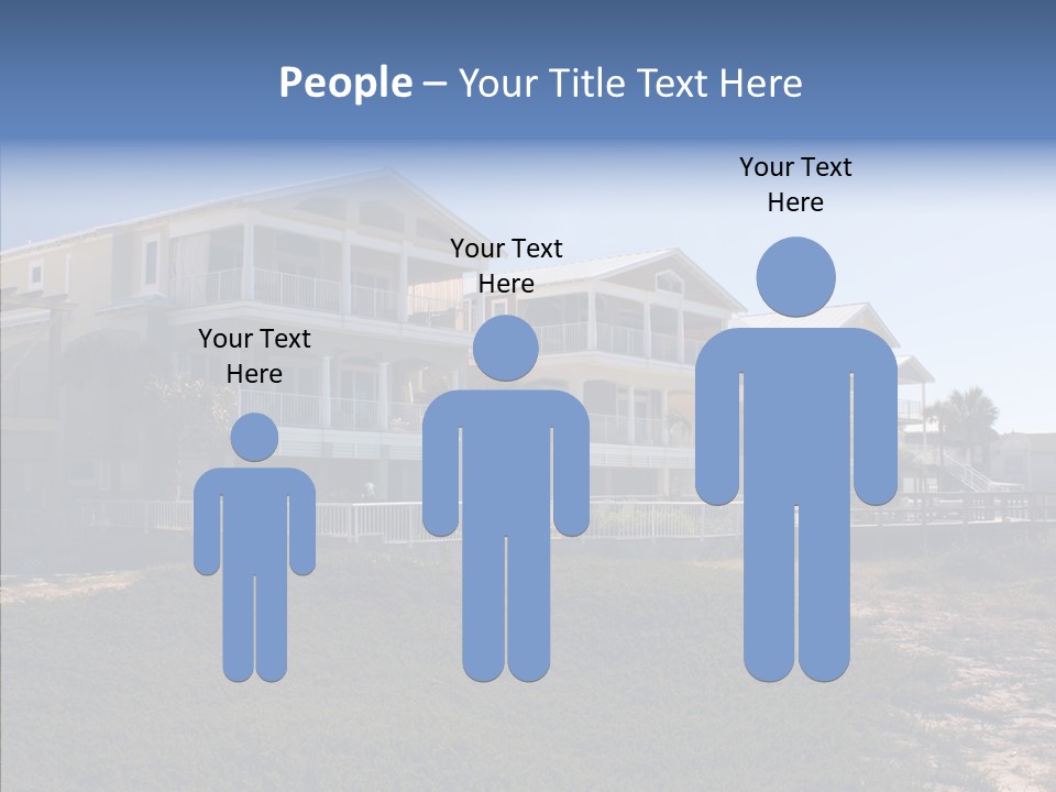 Tropical Sand Real Estate PowerPoint Template