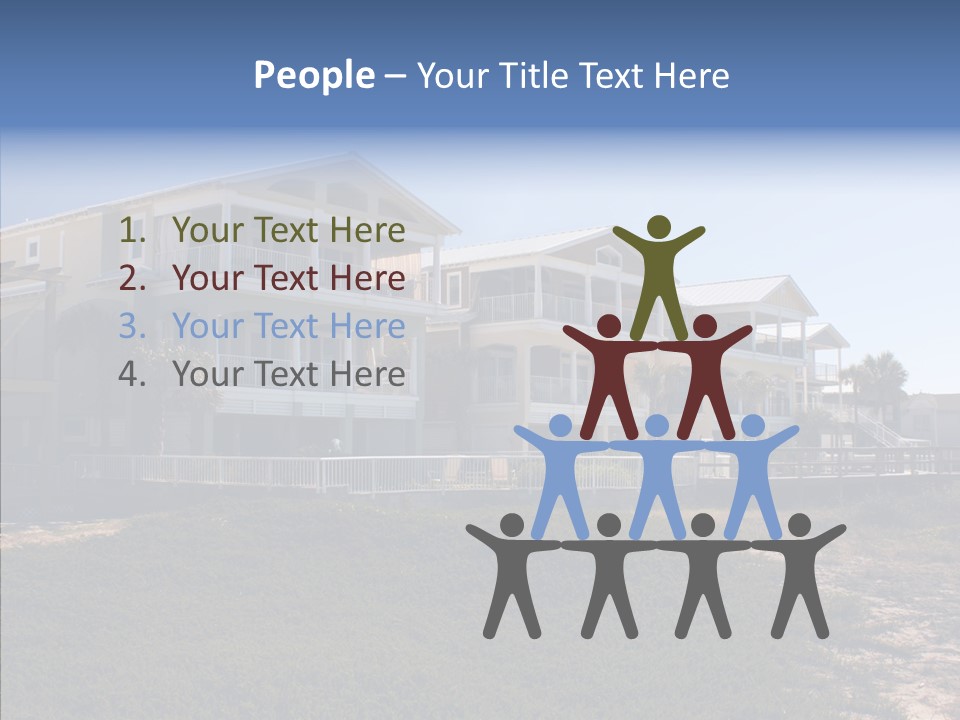 Tropical Sand Real Estate PowerPoint Template