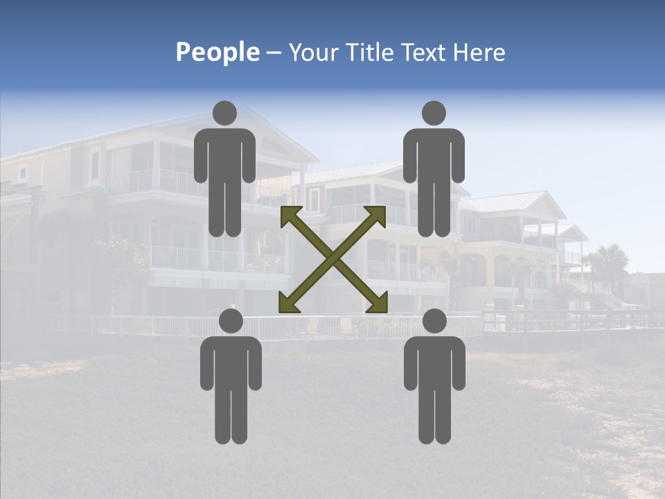 Tropical Sand Real Estate PowerPoint Template