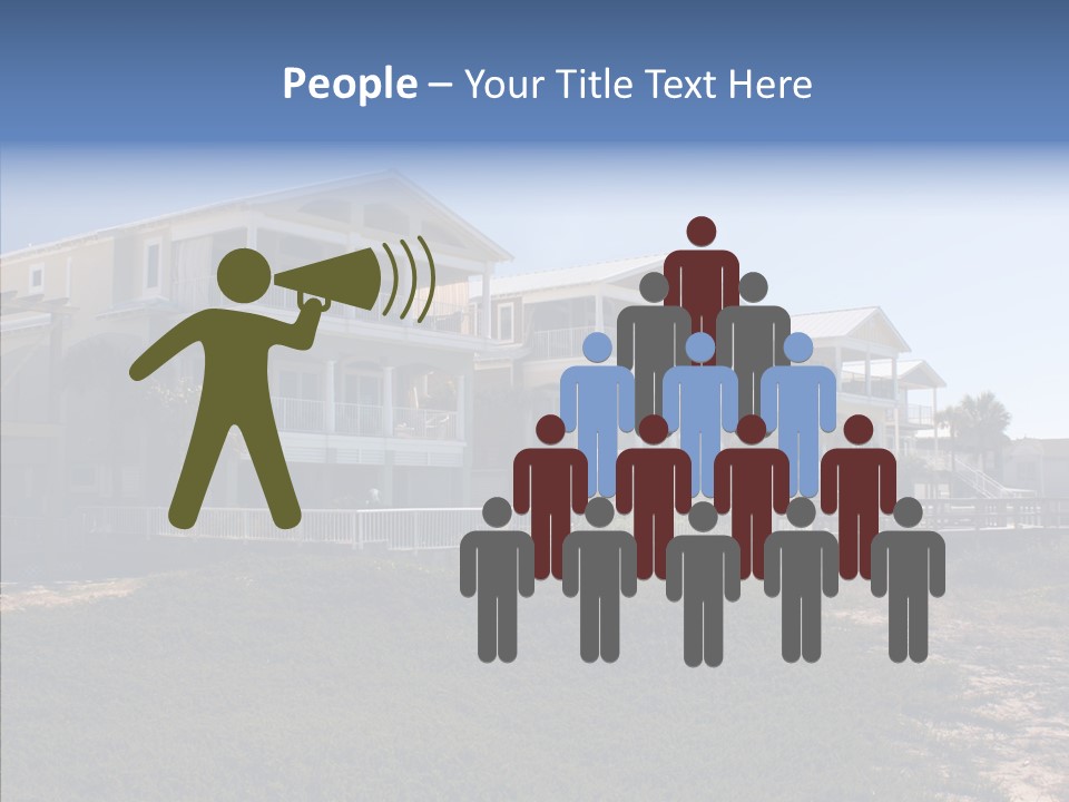 Tropical Sand Real Estate PowerPoint Template