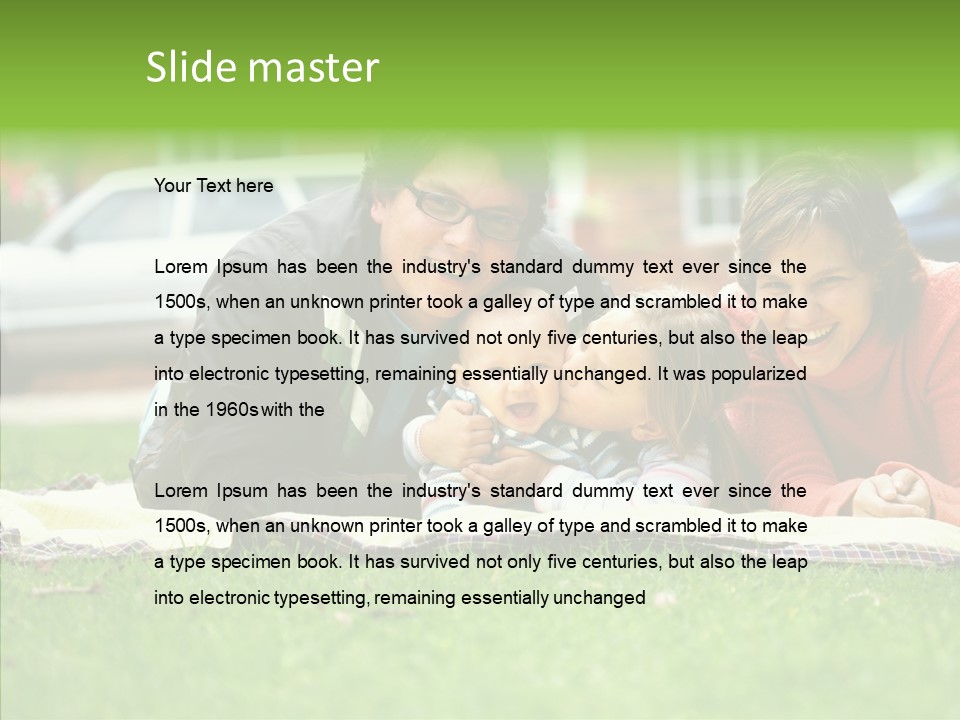 Union Togetherness Home PowerPoint Template