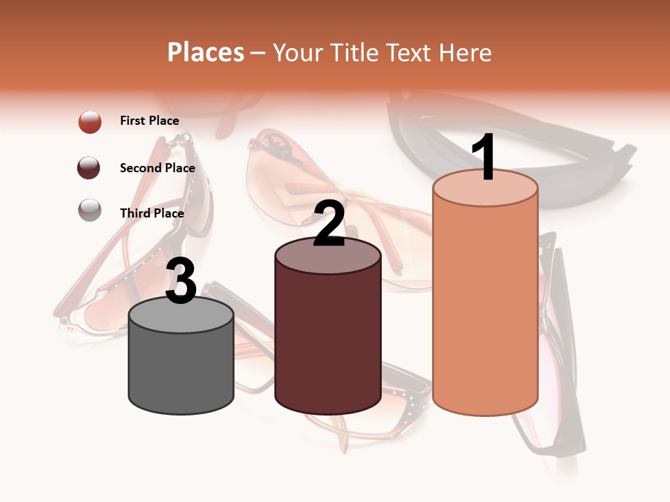 Closeup Background Eyewear PowerPoint Template