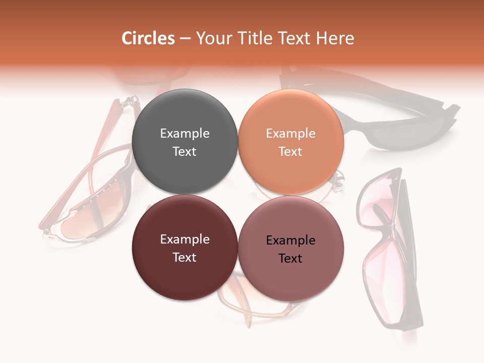 Closeup Background Eyewear PowerPoint Template